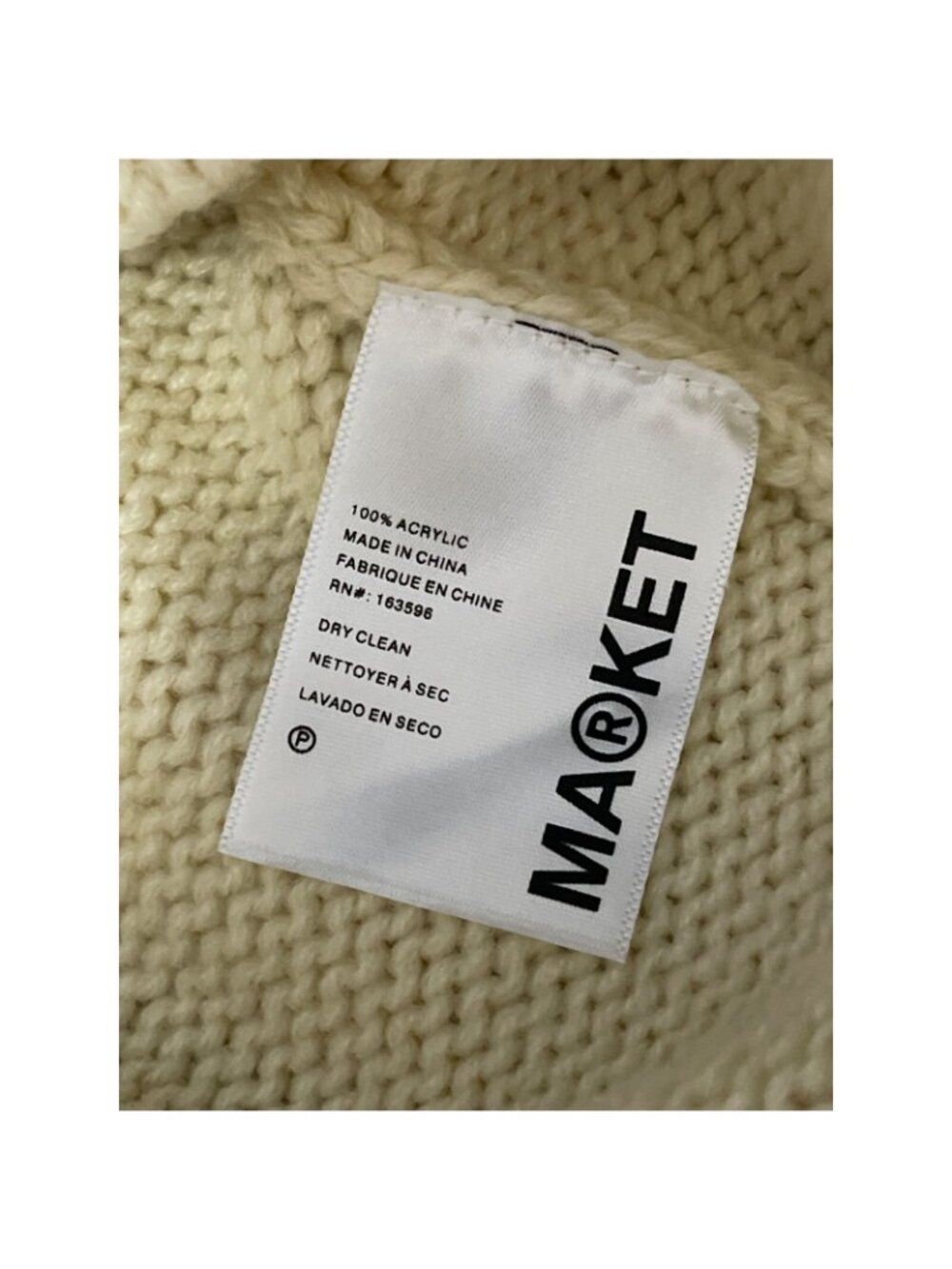 New Market Making The Grade Bear Sweater Size XL Tan - Picture 6 of 6